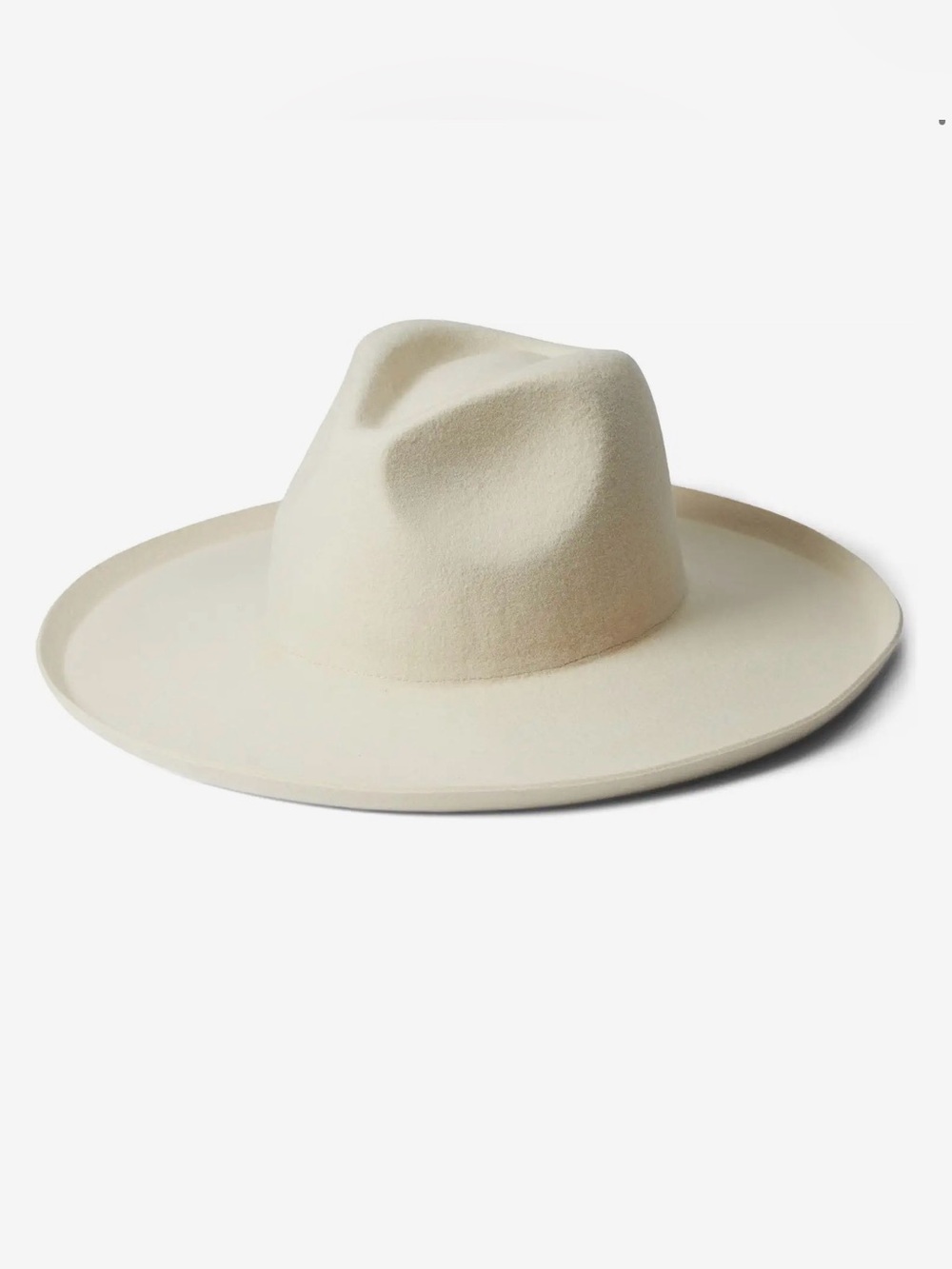 Brand new with tags Lack Of Color Wide Brim flat Felt Fedora in Light Beige